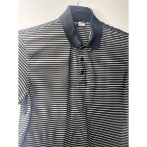 CALLAWAY Men's Opti-Dri Striped Performance Golf Polo Shirt Size L